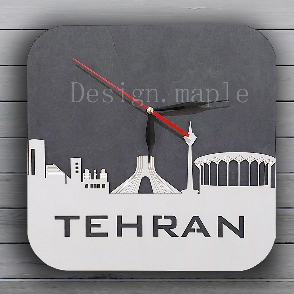 ساعت دیواری اسکای لاین تهران